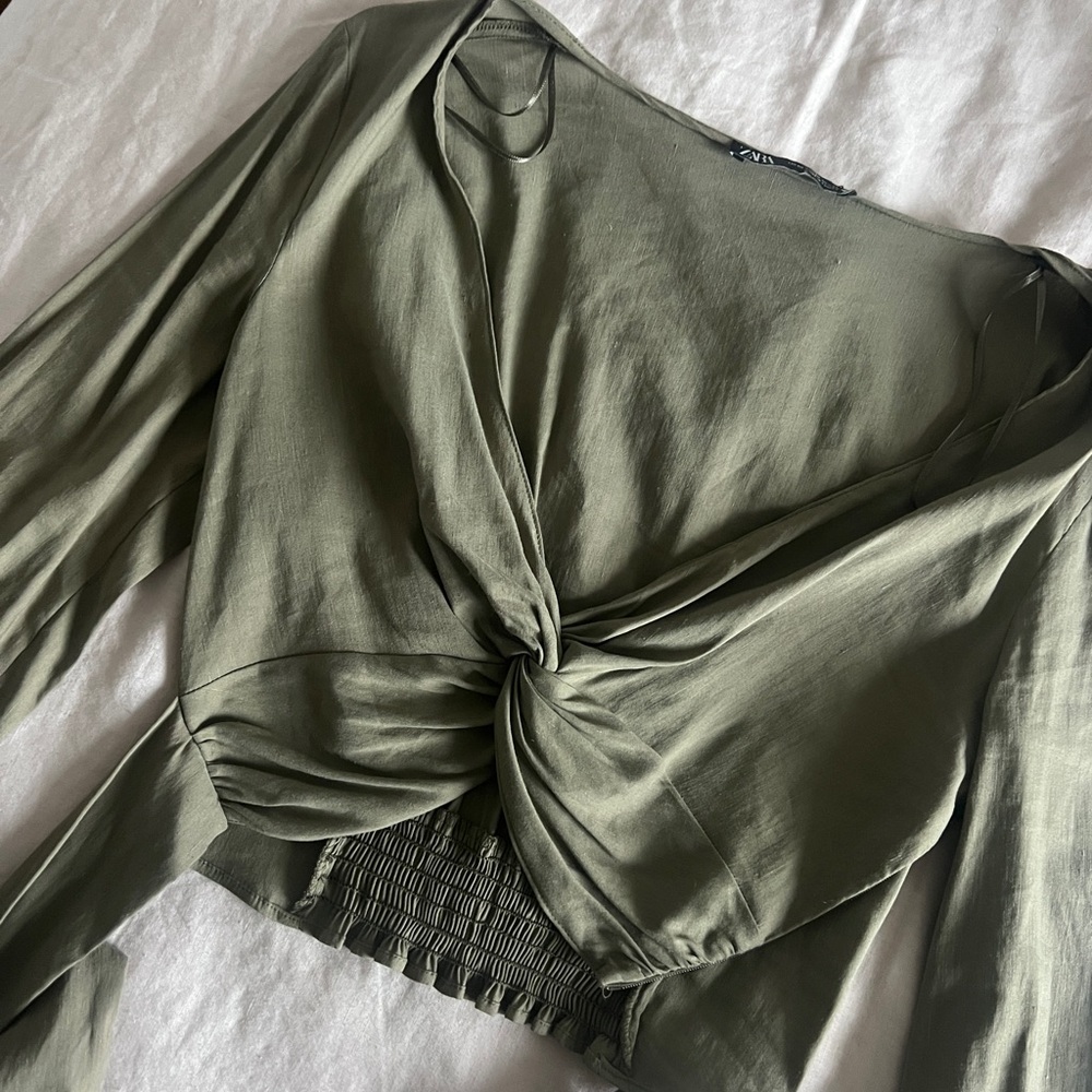 Zara Wrap Crop Top